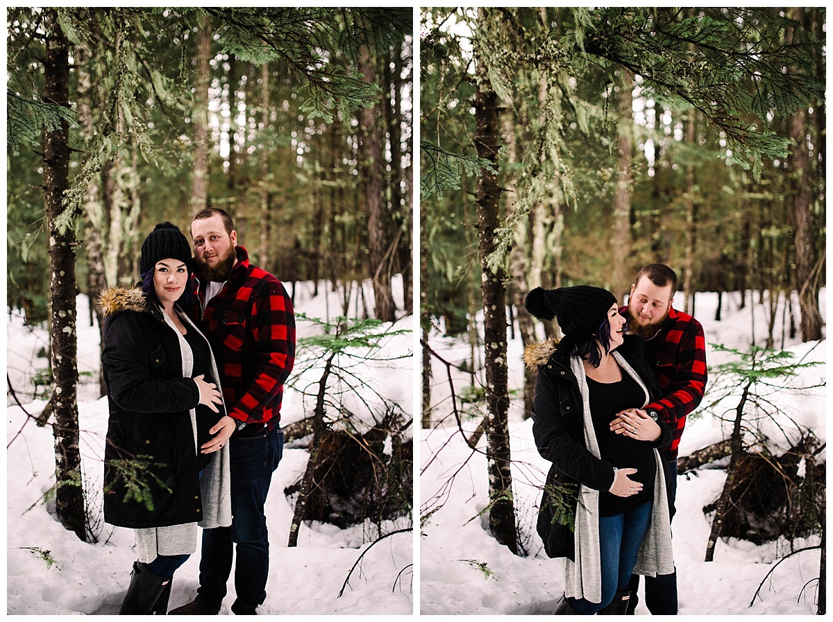 julia kinnunen photography, seattle, generations, family portraits, kids, family photos, mama and baby, first born, maternity session, mom to be, baby on the way, snoqualmie pass, snowbound