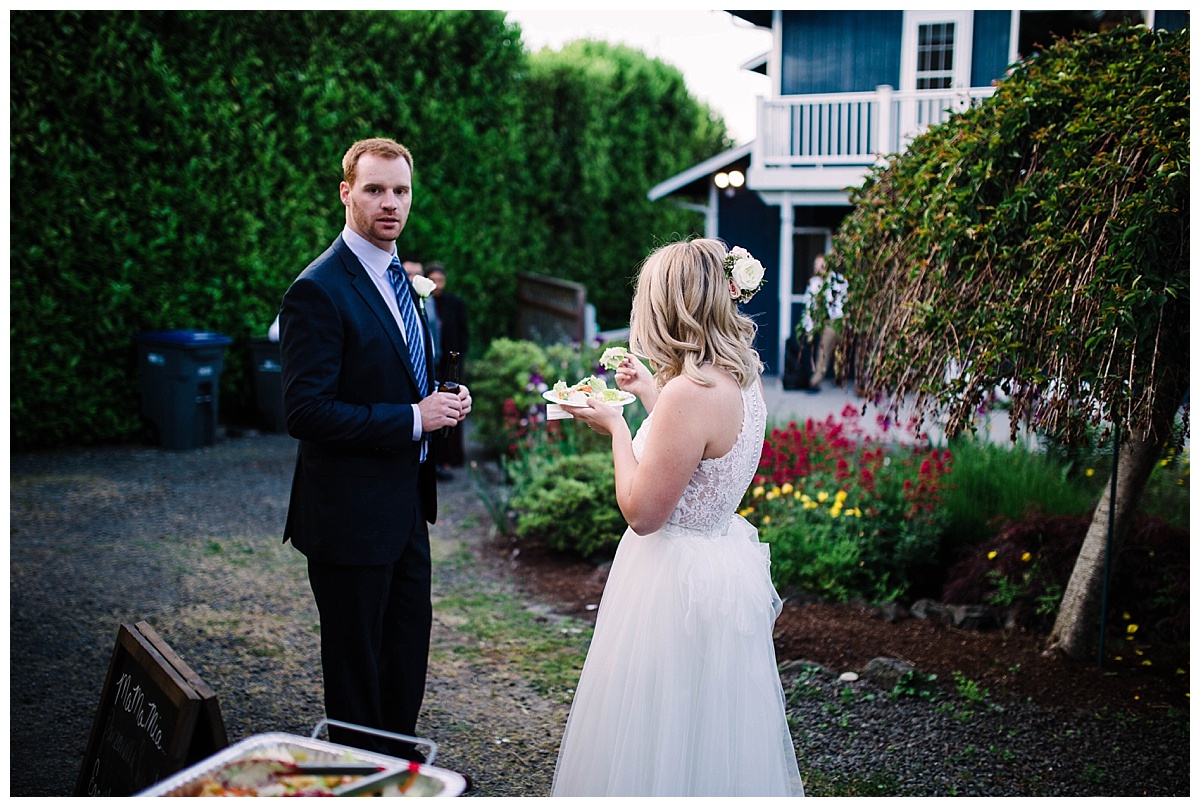 offbeat bride, elopement, intimate wedding, adventure wedding, Hansville wedding, point no point wedding, seattle engagement, seattle bride and groom, engagement session, julia kinnunen photography, destination wedding, seattle wedding, wedding photography, newlyweds, diy wedding, food truck, reception