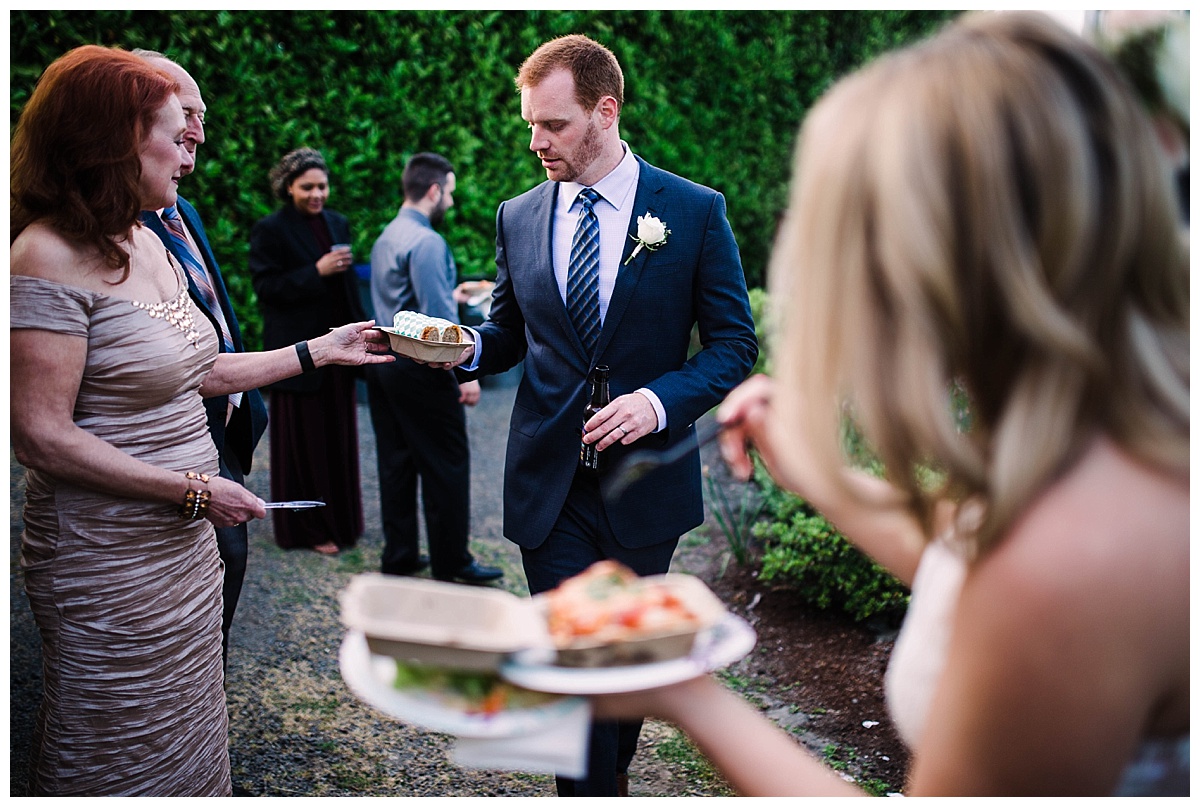 offbeat bride, elopement, intimate wedding, adventure wedding, Hansville wedding, point no point wedding, seattle engagement, seattle bride and groom, engagement session, julia kinnunen photography, destination wedding, seattle wedding, wedding photography, newlyweds, diy wedding, food truck, reception