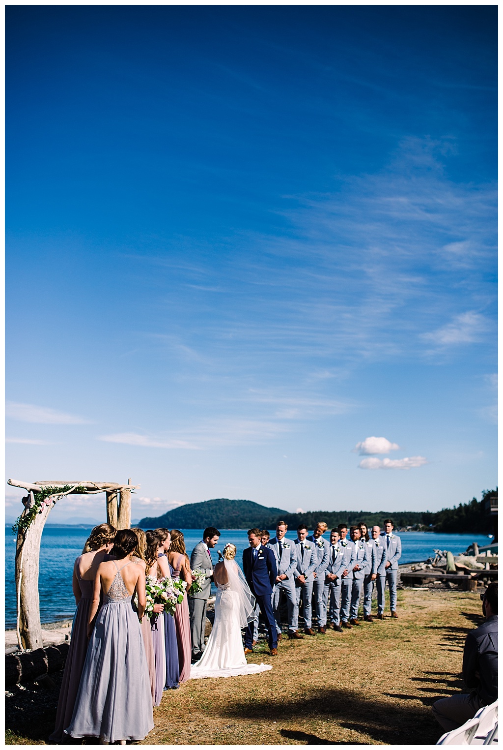 offbeat bride, intimate wedding, adventure wedding, guemes island resort, beachfront wedding, guemes island wedding, seattle engagement, seattle bride, seattle groom, engagement session, julia kinnunen photography, destination wedding, seattle wedding, wedding photography, newlyweds, diy wedding, flying anchor event design, ceremony