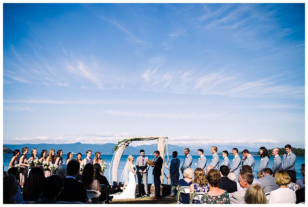 offbeat bride, intimate wedding, adventure wedding, guemes island resort, beachfront wedding, guemes island wedding, seattle engagement, seattle bride, seattle groom, engagement session, julia kinnunen photography, destination wedding, seattle wedding, wedding photography, newlyweds, diy wedding, flying anchor event design, ceremony