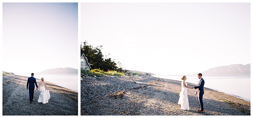 offbeat bride, intimate wedding, adventure wedding, guemes island resort, beachfront wedding, guemes island wedding, seattle engagement, seattle bride, seattle groom, engagement session, julia kinnunen photography, destination wedding, seattle wedding, wedding photography, newlyweds, diy wedding, flying anchor event design, golden hour portraits