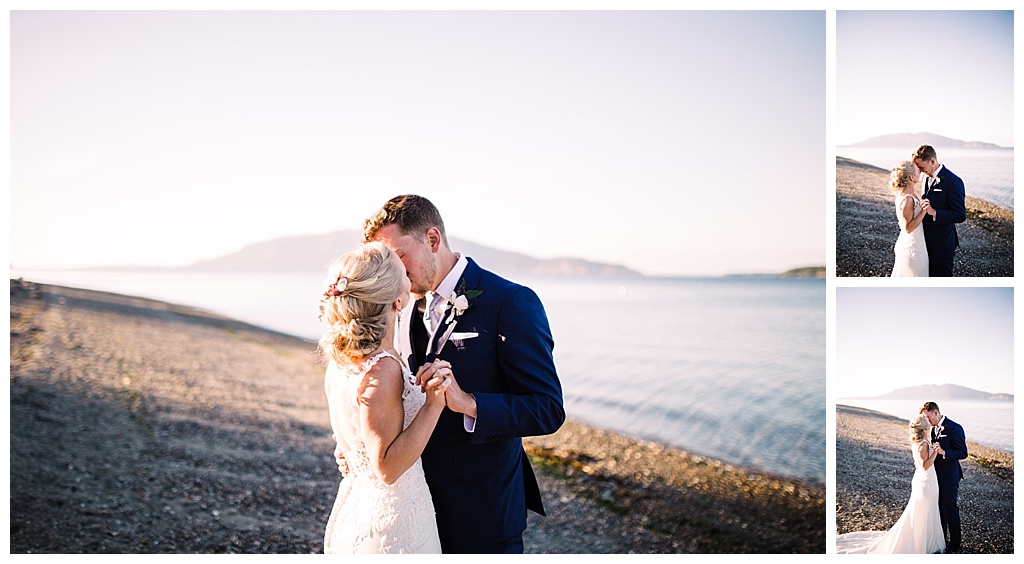 offbeat bride, intimate wedding, adventure wedding, guemes island resort, beachfront wedding, guemes island wedding, seattle engagement, seattle bride, seattle groom, engagement session, julia kinnunen photography, destination wedding, seattle wedding, wedding photography, newlyweds, diy wedding, flying anchor event design, golden hour portraits