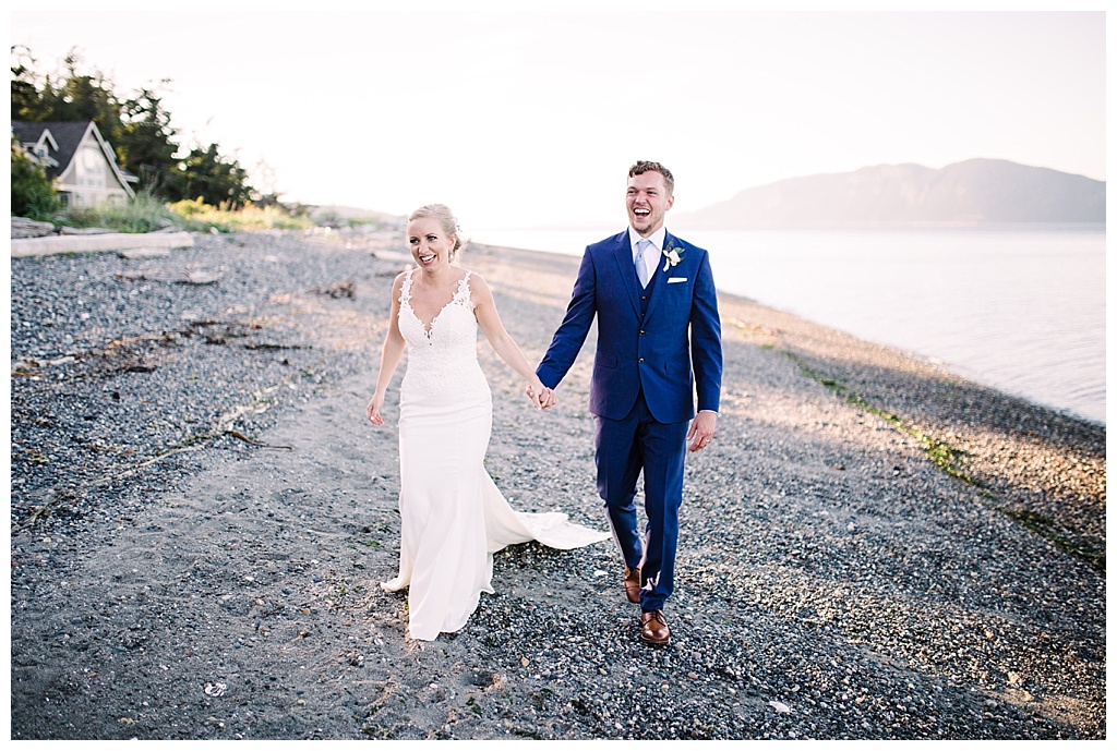 offbeat bride, intimate wedding, adventure wedding, guemes island resort, beachfront wedding, guemes island wedding, seattle engagement, seattle bride, seattle groom, engagement session, julia kinnunen photography, destination wedding, seattle wedding, wedding photography, newlyweds, diy wedding, flying anchor event design, golden hour portraits