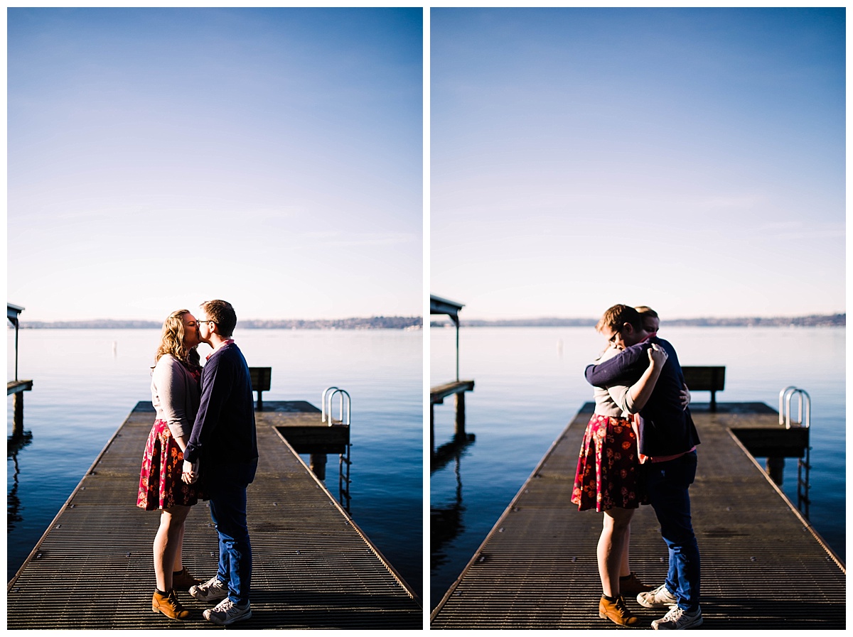  offbeat bride, beachfront engagement session, waterfront views, seattle engagement, seattle bride and groom, engagement session, julia kinnunen photography, destination wedding, seattle wedding, wedding photography, newlyweds, adventure session