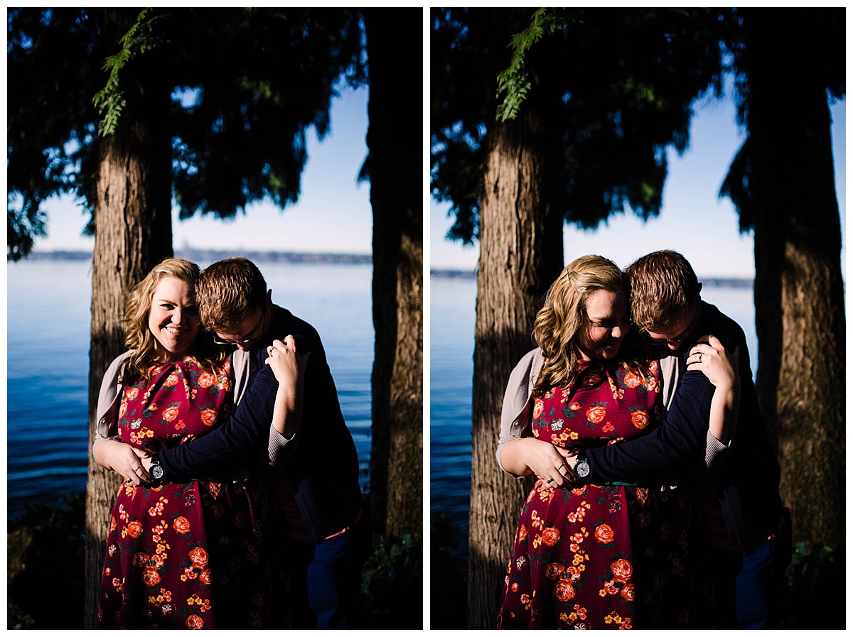  offbeat bride, beachfront engagement session, waterfront views, seattle engagement, seattle bride and groom, engagement session, julia kinnunen photography, destination wedding, seattle wedding, wedding photography, newlyweds, adventure session