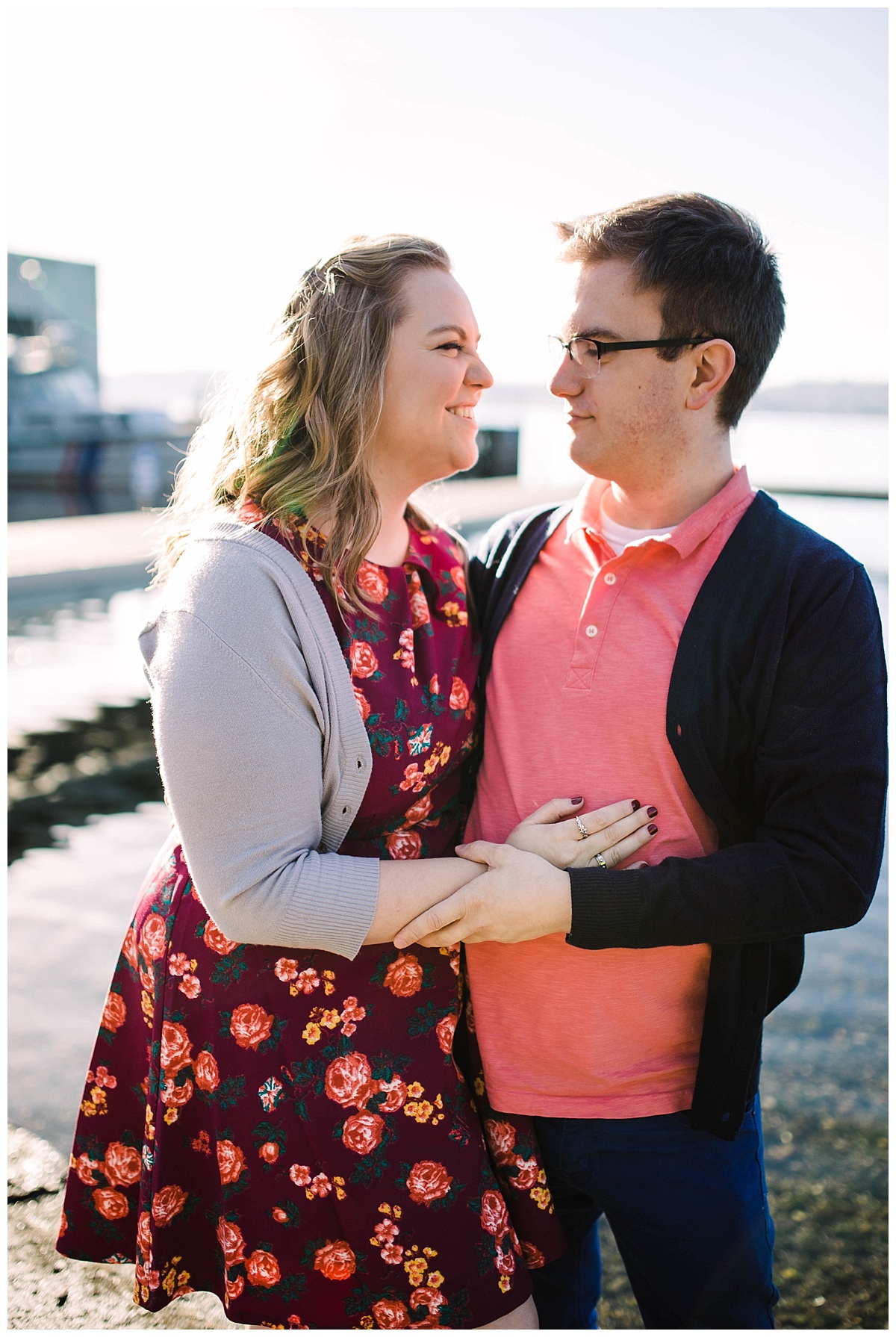  offbeat bride, beachfront engagement session, waterfront views, seattle engagement, seattle bride and groom, engagement session, julia kinnunen photography, destination wedding, seattle wedding, wedding photography, newlyweds, adventure session