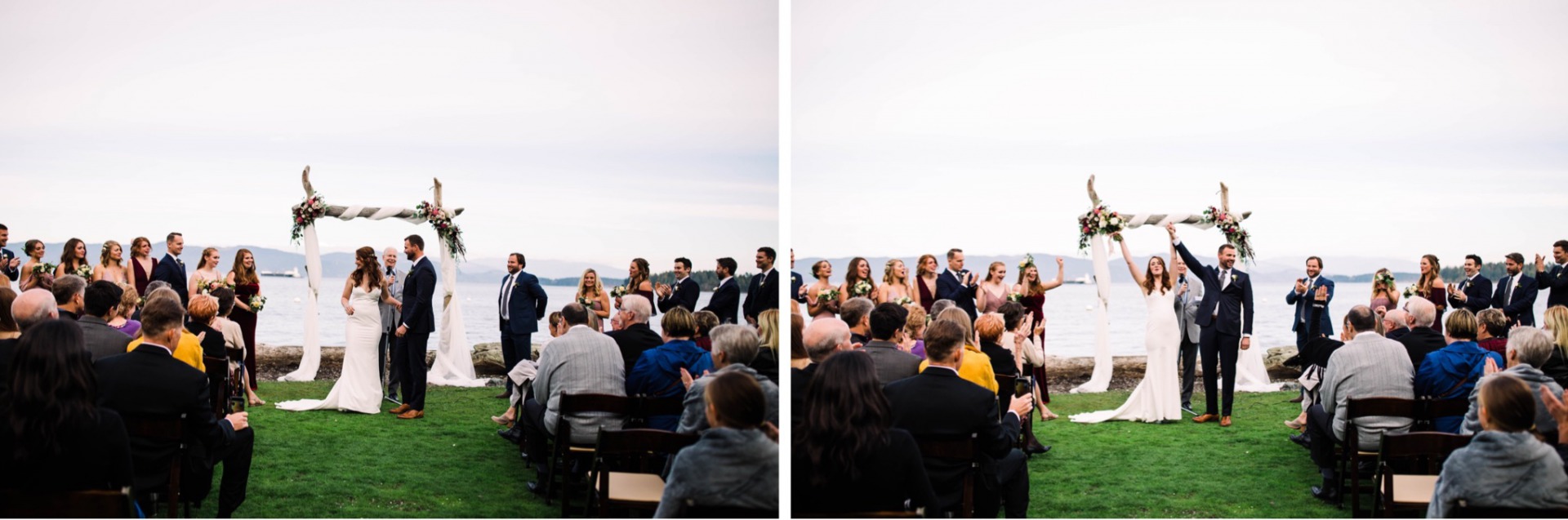 offbeat bride, intimate wedding, adventure wedding, guemes island resort, beachfront wedding, guemes island wedding, seattle engagement, seattle bride, seattle groom, engagement session, julia kinnunen photography, destination wedding, seattle wedding, wedding photography, newlyweds, diy wedding, flying anchor event design