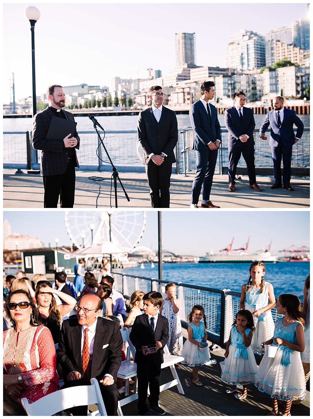 seattle waterfront, offbeat bride, seattle aquarium, aquarium wedding, seattle engagement, seattle bride, seattle groom, julia kinnunen photography, destination wedding, seattle wedding, wedding photography, newlyweds, diy wedding, flying anchor event design, seattle bride magazine, urban wedding, evening wedding