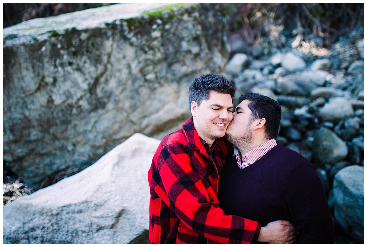 gay wedding, offbeat bride, lgbt wedding, two grooms, cascade mountains, index, small town, engagement session, julia kinnunen photography, destination wedding, seattle wedding, wedding photography, newlyweds, same sex wedding, adventure session