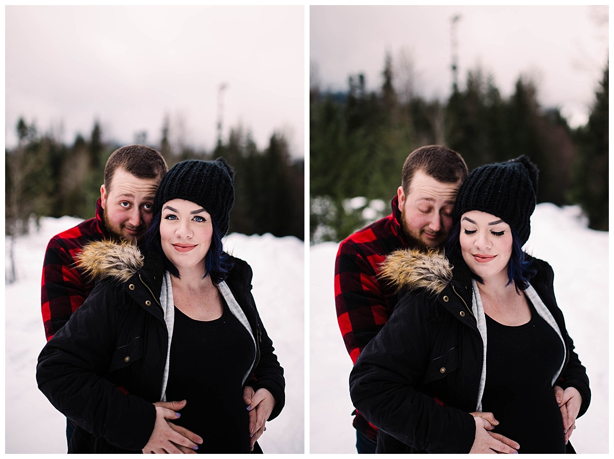 julia kinnunen photography, seattle, generations, family portraits, kids, family photos, mama and baby, first born, maternity session, mom to be, baby on the way, snoqualmie pass, snowbound