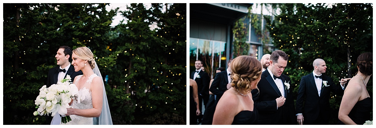 julia kinnunen photography, destination wedding, black tie wedding, seattle wedding, wedding photography, bride, groom, newlyweds, offbeat bride, Chihuly garden and glass, formal wedding, evening wedding