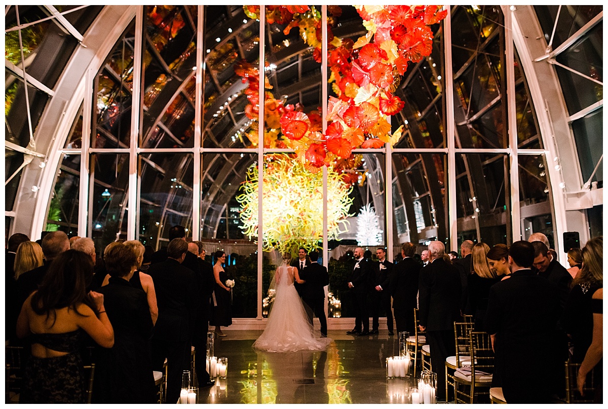 julia kinnunen photography, destination wedding, black tie wedding, seattle wedding, wedding photography, bride, groom, newlyweds, offbeat bride, Chihuly garden and glass, formal wedding, evening wedding