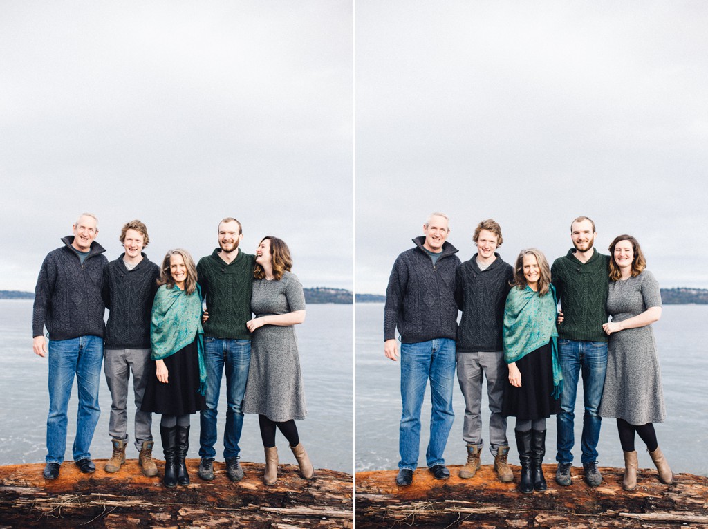 julia kinnunen photography, married life, seattle, holiday photos, couple, family portrait