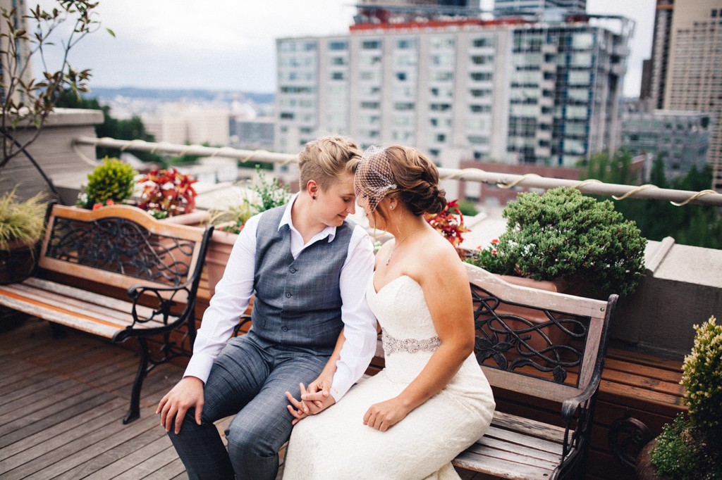 julia kinnunen photography, wedding, seattle, first look, hotel sorrento, same sex wedding