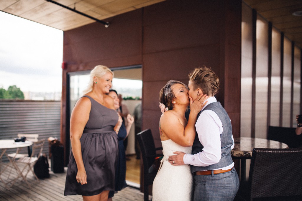 julia kinnunen photography, wedding, seattle, reception, within sodo, same sex wedding