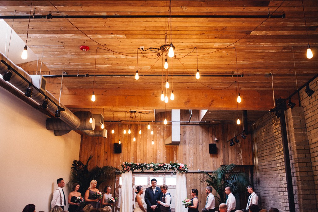 julia kinnunen photography, wedding, seattle, ceremony, within sodo, same sex wedding