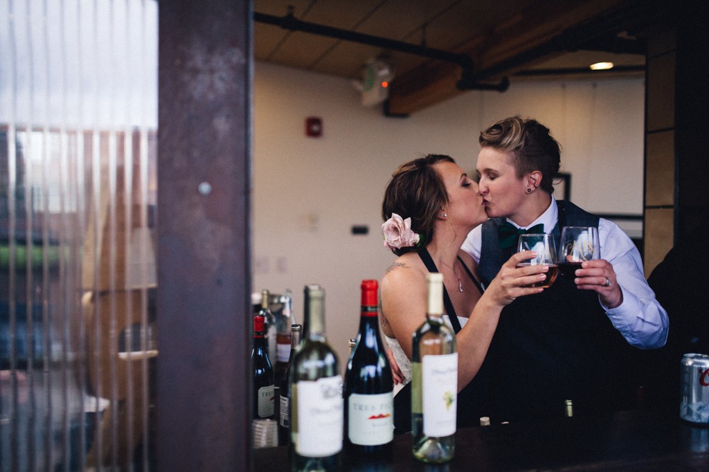 julia kinnunen photography, wedding, seattle, reception, within sodo, same sex wedding