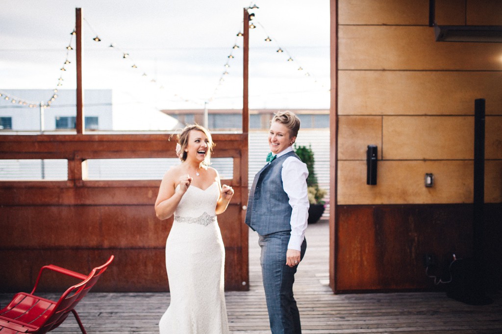 julia kinnunen photography, wedding, seattle, reception, within sodo, same sex wedding