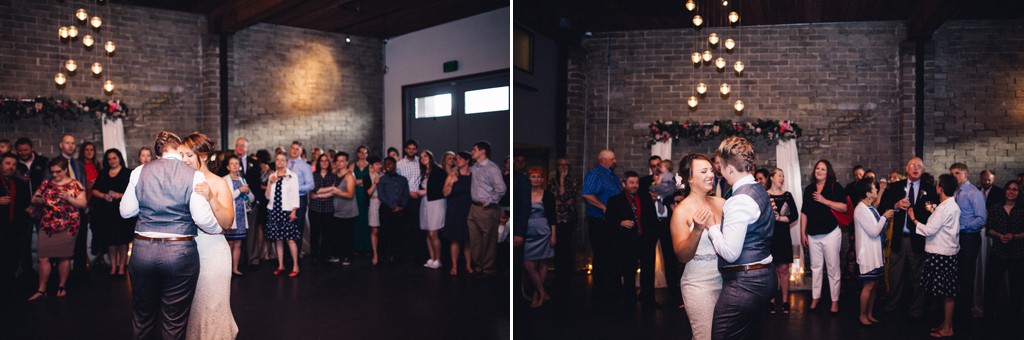 julia kinnunen photography, wedding, seattle, reception, within sodo, same sex wedding