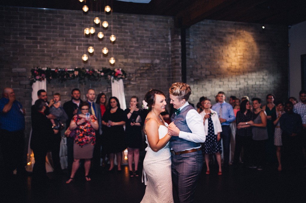 julia kinnunen photography, wedding, seattle, reception, within sodo, same sex wedding