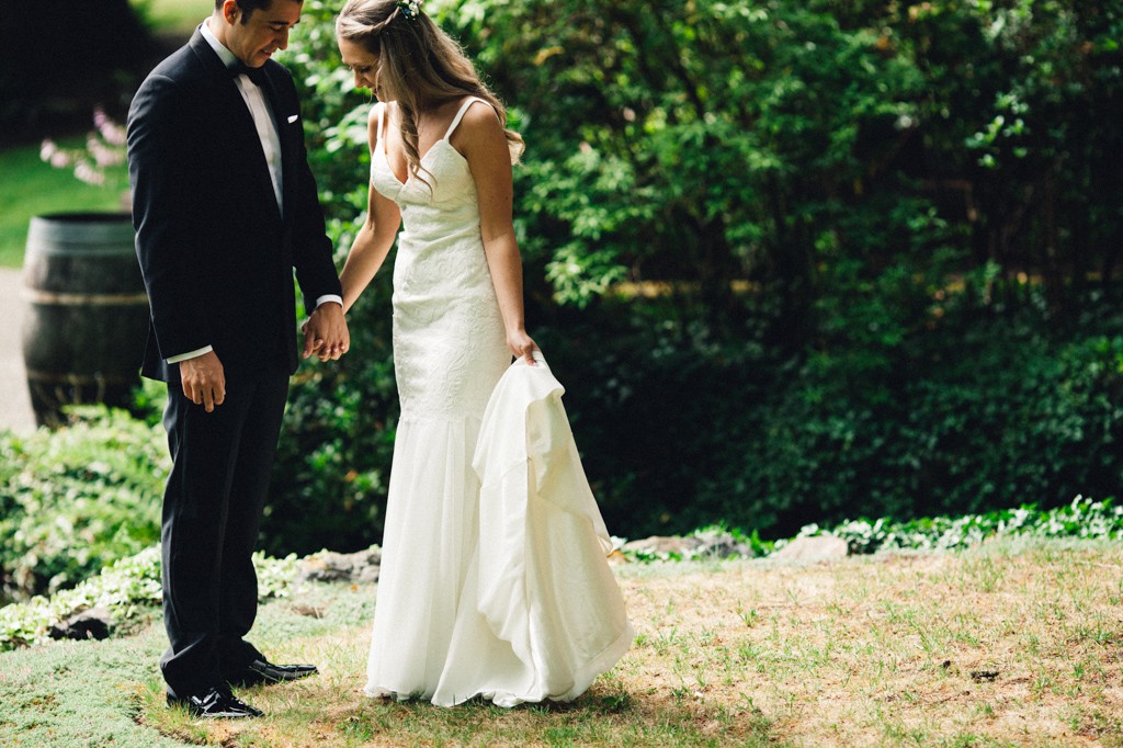 julia kinnunen photography, wedding, seattle, first look, portrait, delille cellar