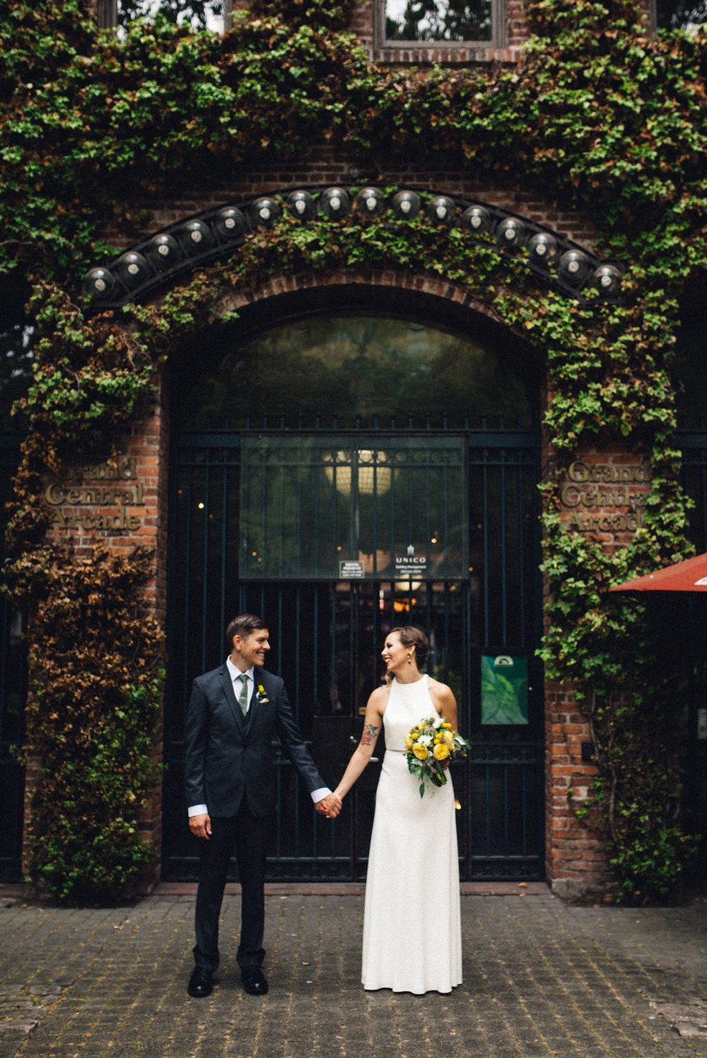 julia kinnunen photography, wedding, seattle, portraits, bride, groom, axis pioneer square, urban wedding