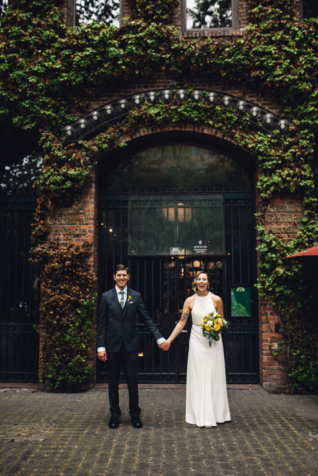 julia kinnunen photography, wedding, seattle, portraits, bride, groom, axis pioneer square, urban wedding