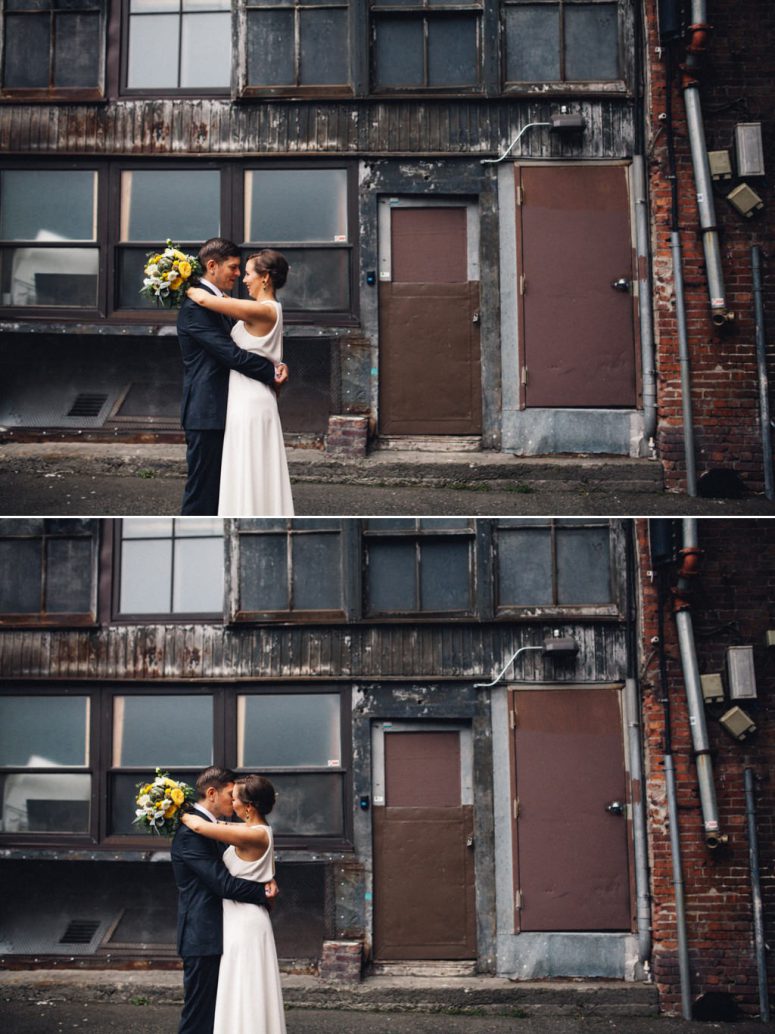 julia kinnunen photography, wedding, seattle, portraits, bride, groom, axis pioneer square, urban wedding