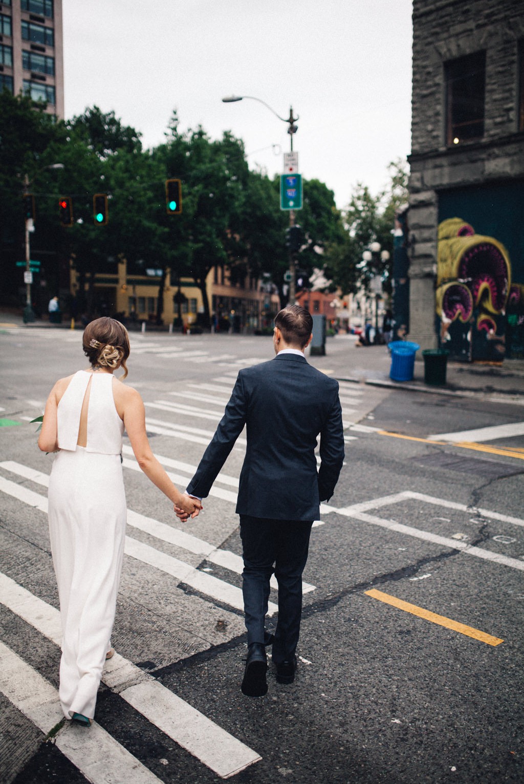 julia kinnunen photography, wedding, seattle, portraits, bride, groom, axis pioneer square, urban wedding