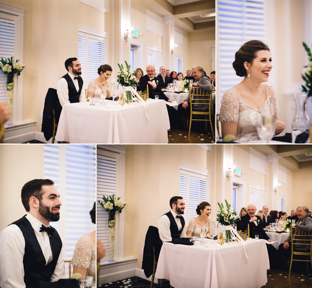 julia kinnunen photography, wedding, seattle, pacific northwest, seattle bride, reception, majestic inn and spa, toast