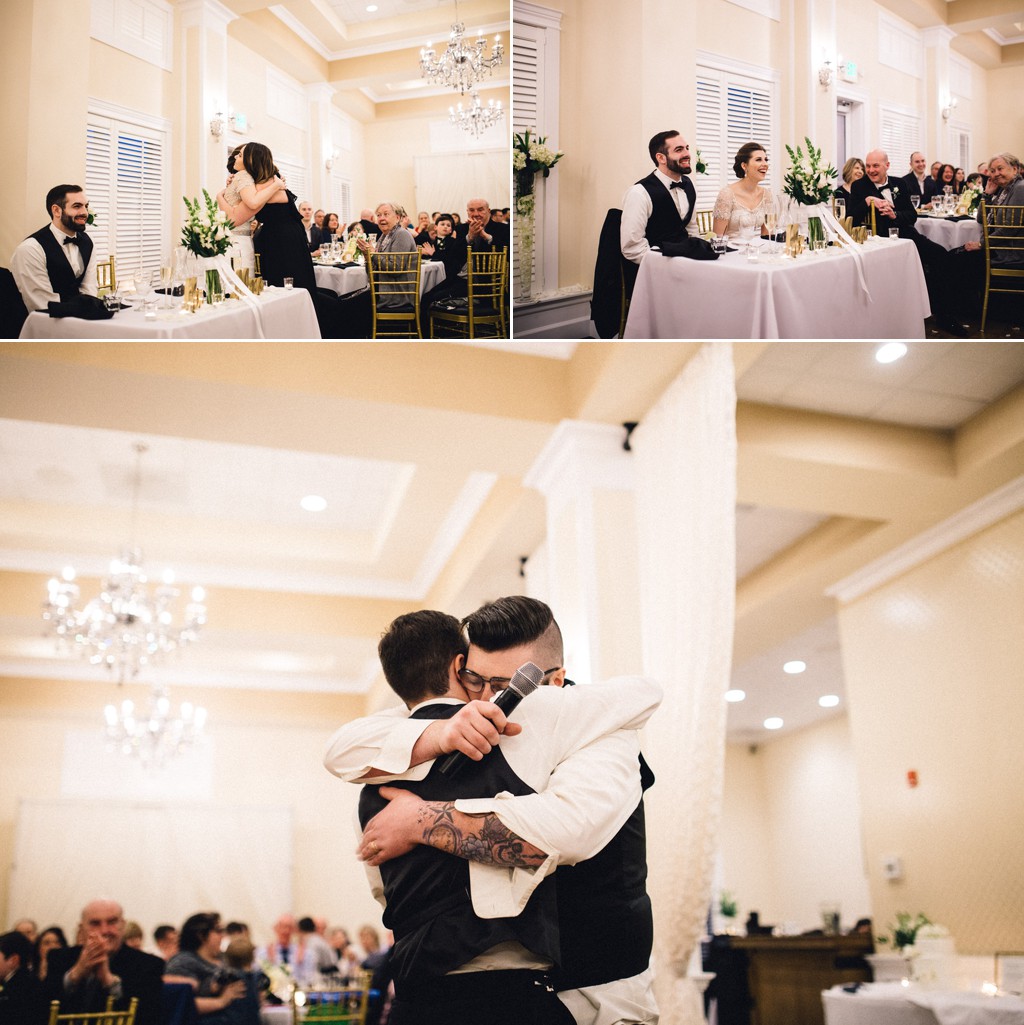 julia kinnunen photography, wedding, seattle, pacific northwest, seattle bride, reception, majestic inn and spa, toast