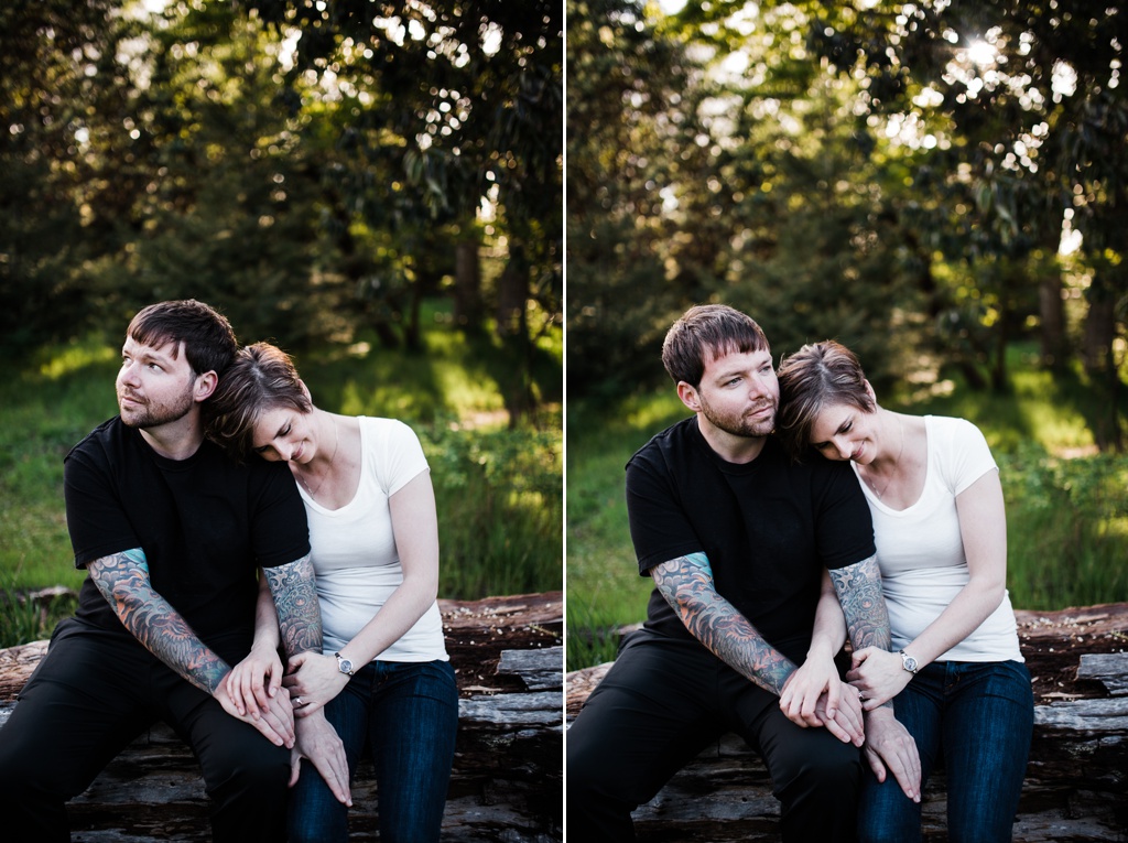 julia kinnunen photography, engagement photos, adventure, discovery park, hike, portraits