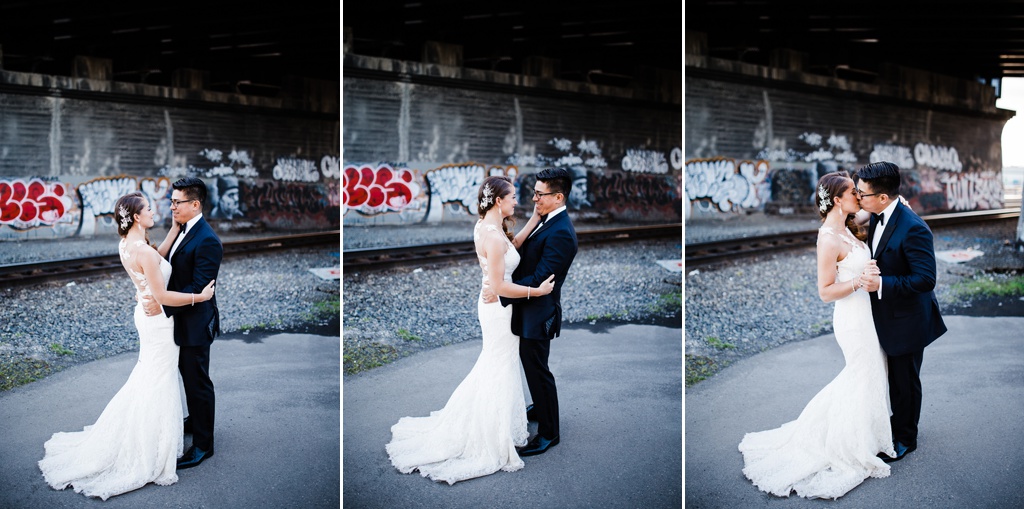 julia kinnunen photography, the foundry by herban feast, seattle wedding, wedding photography, portraits, newlyweds