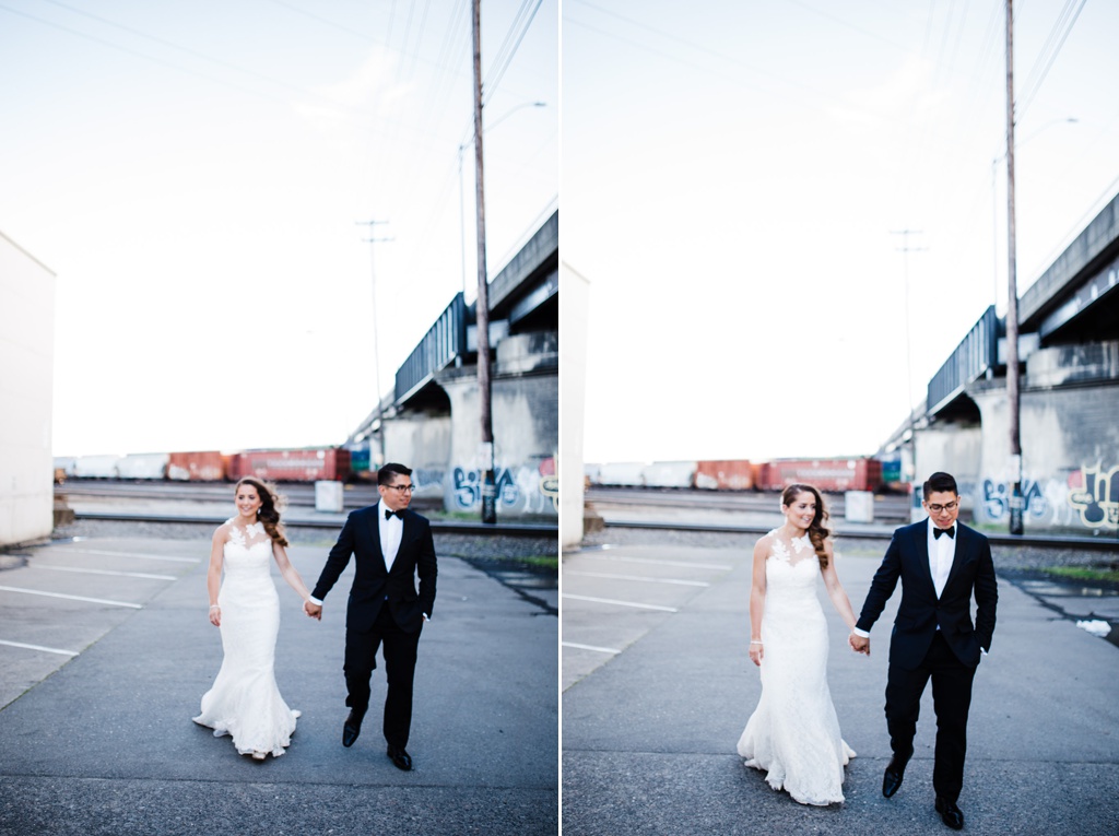 julia kinnunen photography, the foundry by herban feast, seattle wedding, wedding photography, portraits, newlyweds