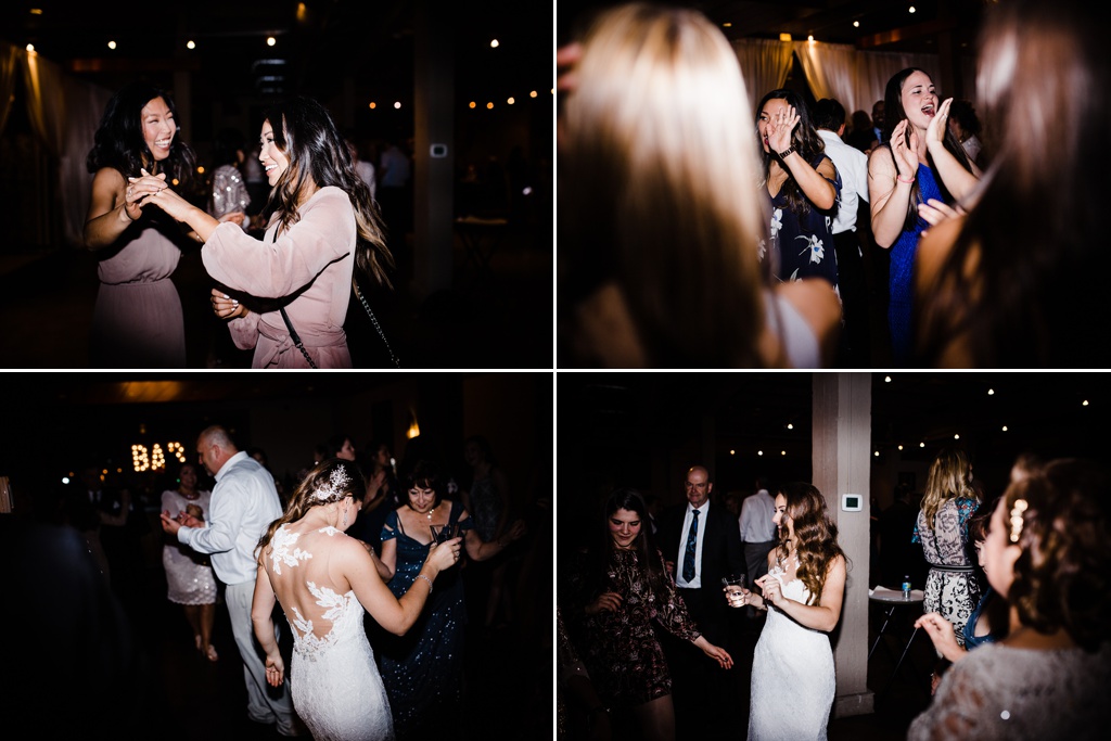 julia kinnunen photography, the foundry by herban feast, seattle wedding, wedding photography, reception, dance party