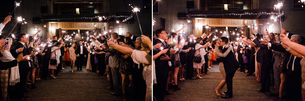 julia kinnunen photography, the foundry by herban feast, seattle wedding, wedding photography, reception, dance party, sparkler exit