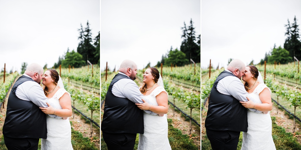 julia kinnunen photography, dancing fish vineyards, destination wedding, whiskey island wedding, rustic wedding, seattle wedding, wedding photography, first look, bridal portrait, newlyweds