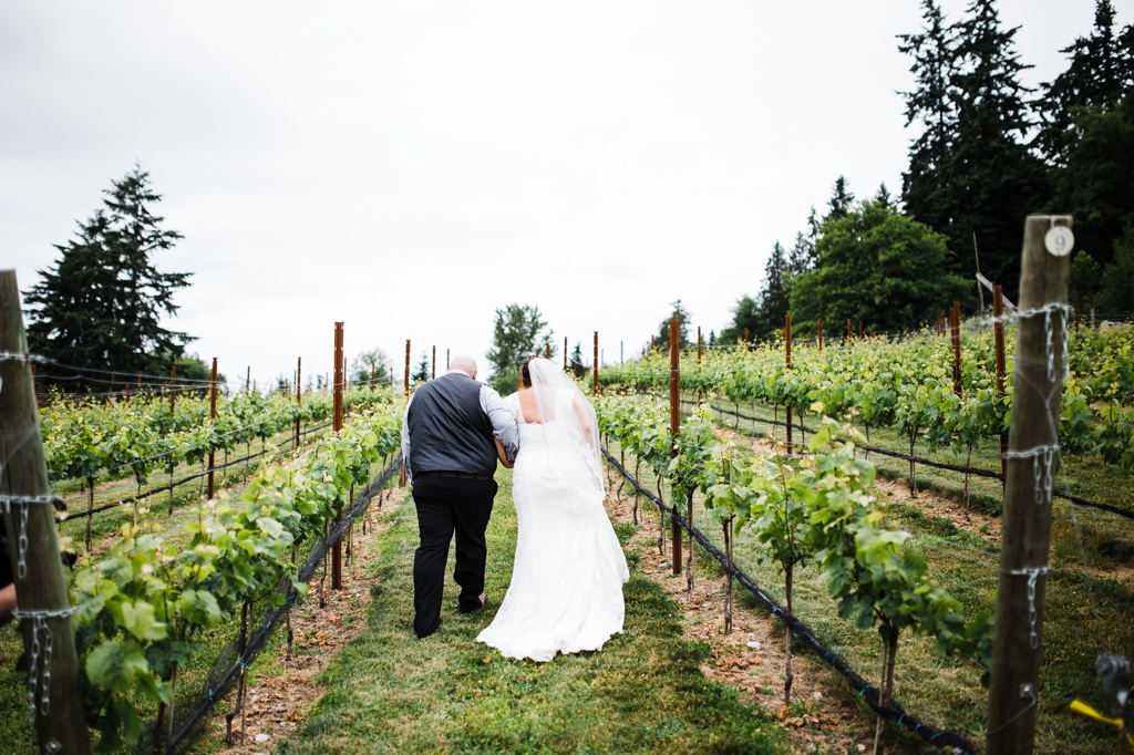 julia kinnunen photography, dancing fish vineyards, destination wedding, whiskey island wedding, rustic wedding, seattle wedding, wedding photography, first look, bridal portrait, newlyweds