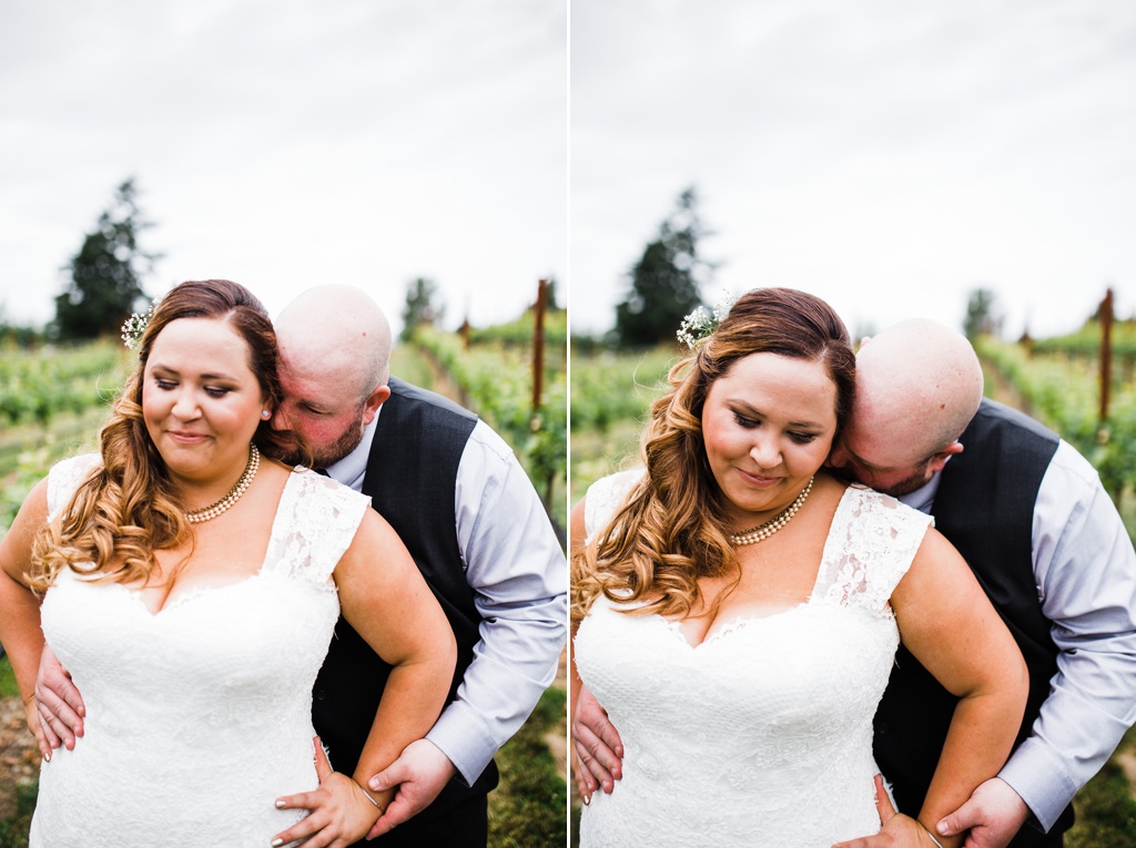 julia kinnunen photography, dancing fish vineyards, destination wedding, whiskey island wedding, rustic wedding, seattle wedding, wedding photography, first look, bridal portrait, newlyweds