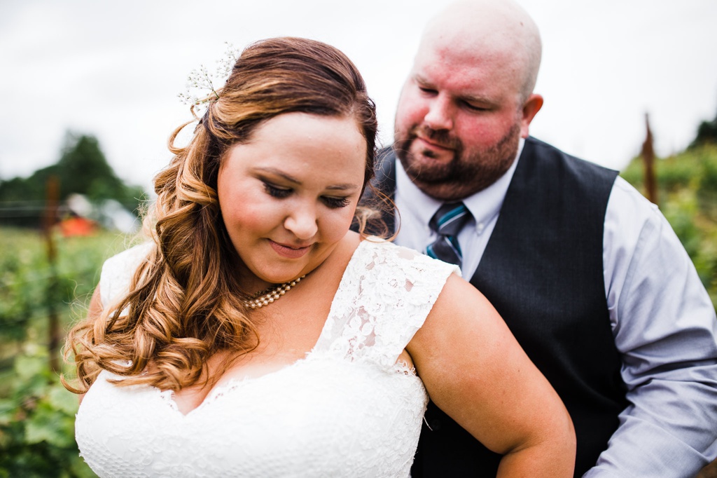 julia kinnunen photography, dancing fish vineyards, destination wedding, whiskey island wedding, rustic wedding, seattle wedding, wedding photography, first look, bridal portrait, newlyweds