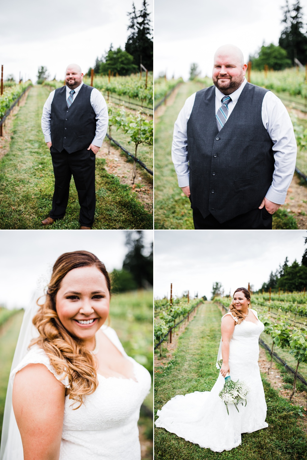 julia kinnunen photography, dancing fish vineyards, destination wedding, whiskey island wedding, rustic wedding, seattle wedding, wedding photography, first look, bridal portrait, newlyweds