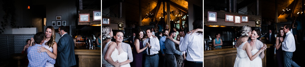 lesbian wedding, offbeat bride, lgbt wedding, gay wedding, two brides, silverpick lodge, durango, julia kinnunen photography, destination wedding, colorado wedding, seattle wedding, wedding photography, bride, newlyweds, wives, sows ear, reception, dinner party, details, first dance, same sex wedding