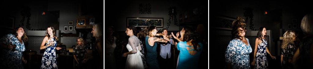 lesbian wedding, offbeat bride, lgbt wedding, gay wedding, two brides, silverpick lodge, durango, julia kinnunen photography, destination wedding, colorado wedding, seattle wedding, wedding photography, bride, newlyweds, wives, sows ear, reception, dance party