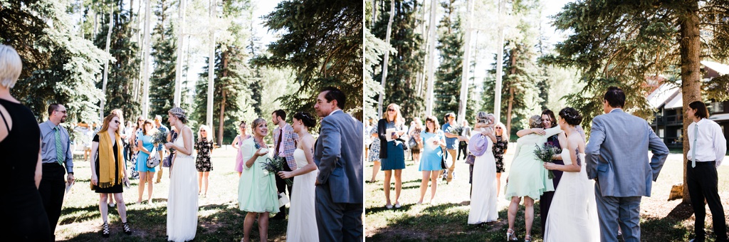 lesbian wedding, offbeat bride, lgbt wedding, gay wedding, two brides, silverpick lodge, durango, julia kinnunen photography, destination wedding, colorado wedding, seattle wedding, wedding photography, bride, newlyweds, ceremony, same sex wedding