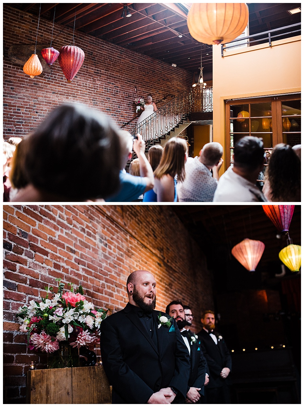 julia kinnunen photography, georgetown ballroom, urban wedding, seattle wedding, wedding photography, ceremony, vows