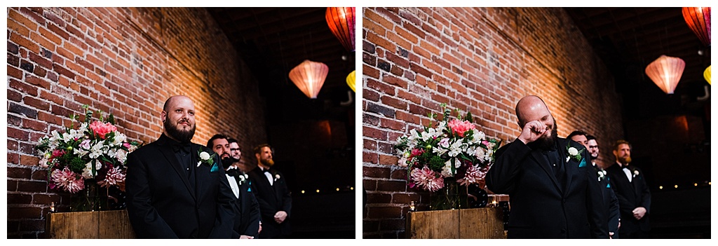 julia kinnunen photography, georgetown ballroom, urban wedding, seattle wedding, wedding photography, ceremony, vows