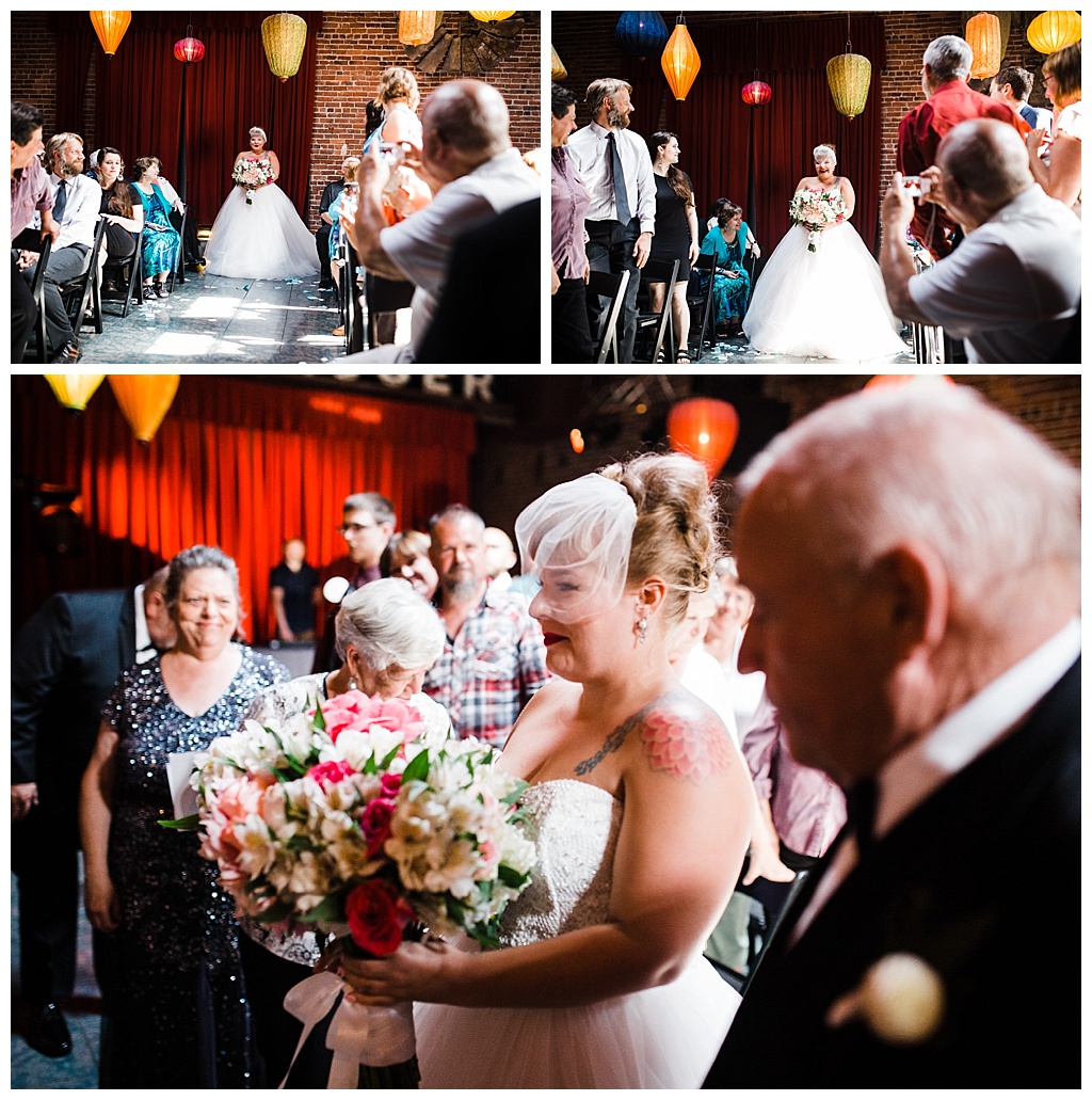 julia kinnunen photography, georgetown ballroom, urban wedding, seattle wedding, wedding photography, ceremony, vows