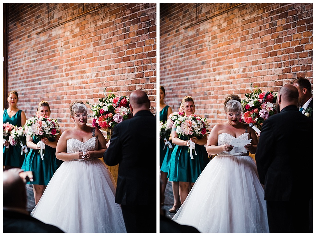 julia kinnunen photography, georgetown ballroom, urban wedding, seattle wedding, wedding photography, ceremony, vows