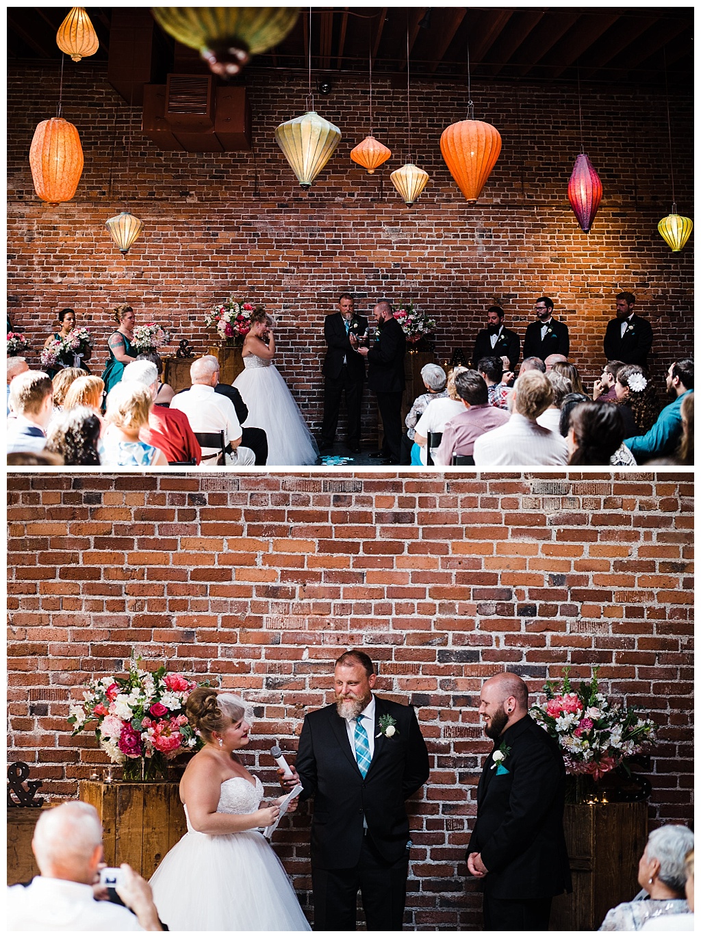 julia kinnunen photography, georgetown ballroom, urban wedding, seattle wedding, wedding photography, ceremony, vows